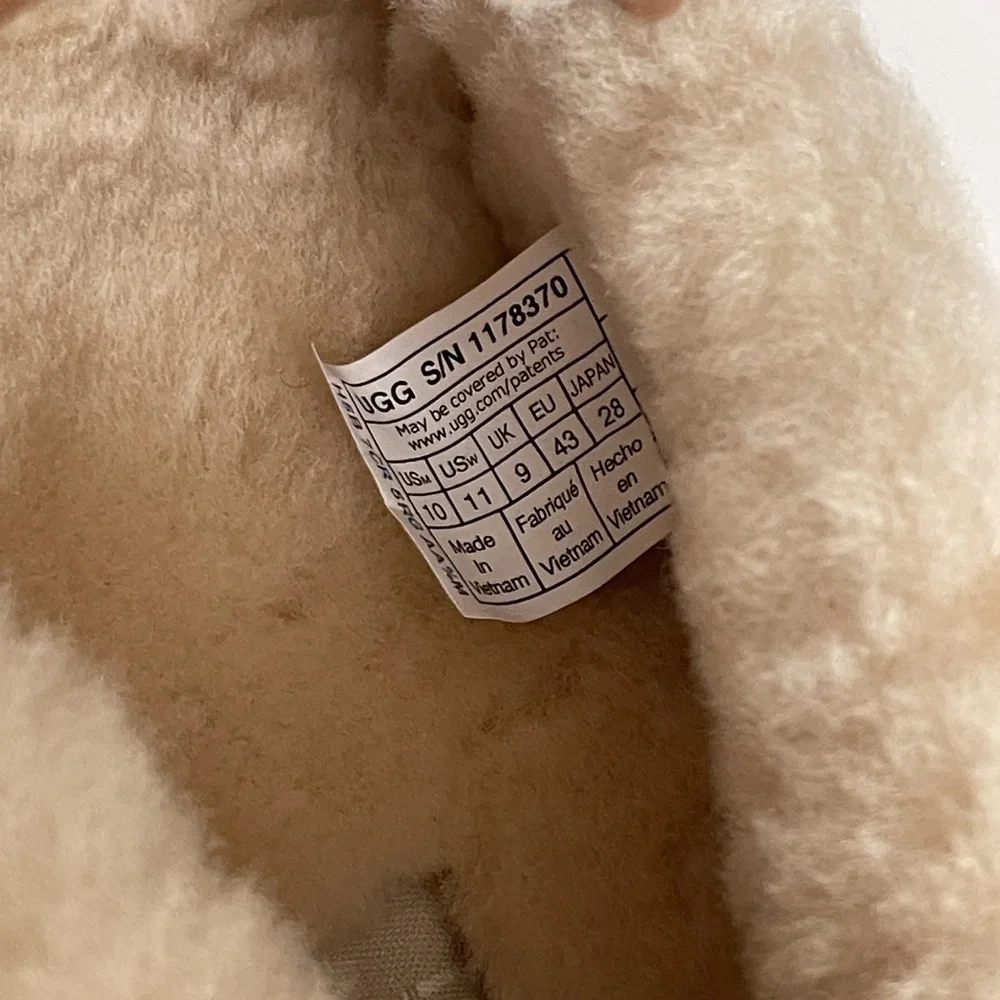 UGG x SACAI Tan Shearling Loafers - Chestnut - Picture 15 of 16